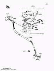 Стопер-гальма,поршень Z750-R1 (430221009)