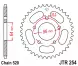 Зірка задня JT Sprockets JTR254.37