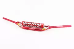 Кермо d28мм L825мм з буфером, червоний, ЗЧ-МОТО, (PROTAPER)