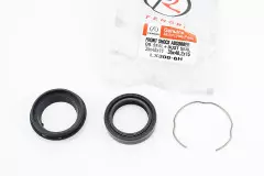 Сальник переднього амортизатора 35x48x11 + сальник-пильник 35x48,2x15 + скоба, Loncin LX300-6H 300DS, (FENGRI)