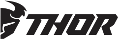 Наклейки Thor Logo 6 штук (3 черных, 3 белых), Черный/Белый