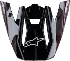 Змінний козирок до шолома Alpinestars Supertech M5, Чорний