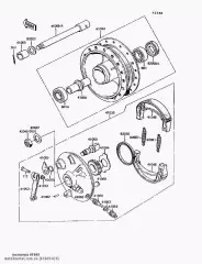 Хомут,переднього вісь KC100-C2 (41069026)