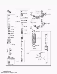 GUIDE-FORK SPRING KX250-B1 (440281010)