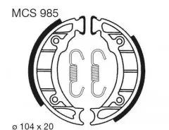 Колодки гальмівні барабанні LUCAS MCS985