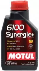 Олива моторна Motul 6100 SYNERGIE+ SAE 10W-40 напівсинтетична 1л