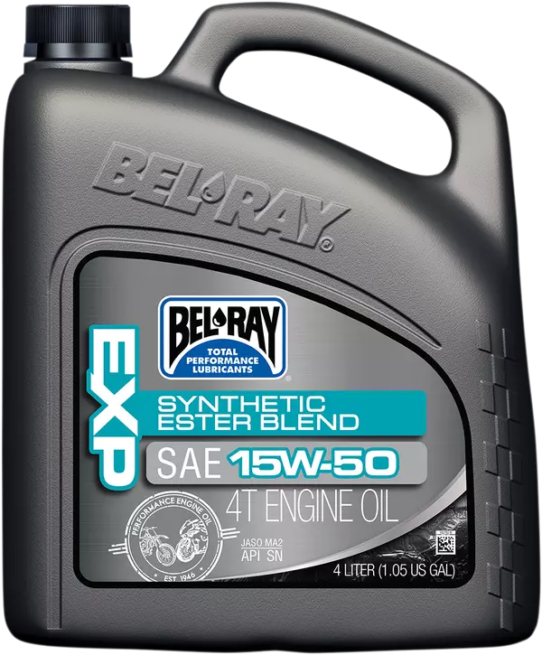 Олива моторна BEL-RAY EXP Synthetic Ester Blend 4T 15W-50 4л
