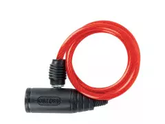 Трос протиугінний Oxford OF06 Bumper cable lock Red 6ммx600мм