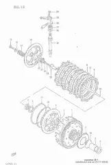 Plate,release cam sh (23117-38200-000)