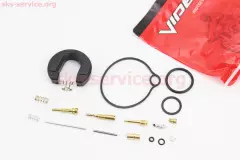 Ремкомплект карбюратора Honda DIO 50 15 деталей (Viper)