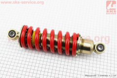 Амортизатор задний МОНО 250мм*d67мм (втулка 10мм / втулка 10мм) регулир., красный, (Китай), Красный