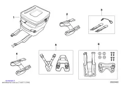 Крепление сумки на топливный бак передн. (71607712398)