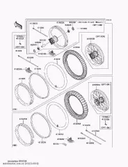 BAND-RIM,120/80-19(D) KX450D6F (410230010)