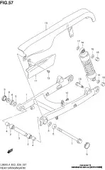 Bolt,rr shk abs,lowe (62313-24B00-000)