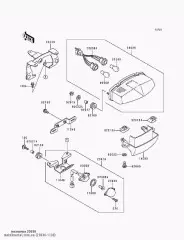 Кронштейн-Фара задня EX500-D1 (230361130)