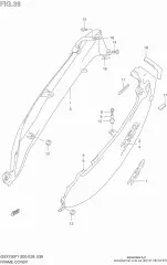 Emblem,frame cov (68131-08F10-K5V)