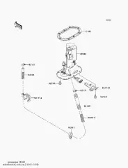 Прокладка,паливного насос ZX1200-B1 (110611109)