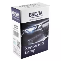 Лампа ксенонова BREVIA H4, 5000K, 85V, 35W P43t-38 KET, (2шт.) XENON, Білий