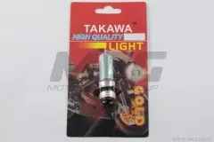 Лампа P15D-25-1 (1 ус) 12V 18/18W хамелеон рожевий mod:A блістер (TAKAWA)