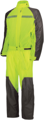 Мотодождевик куртка+брюки OJ, Черный/Желтый, S