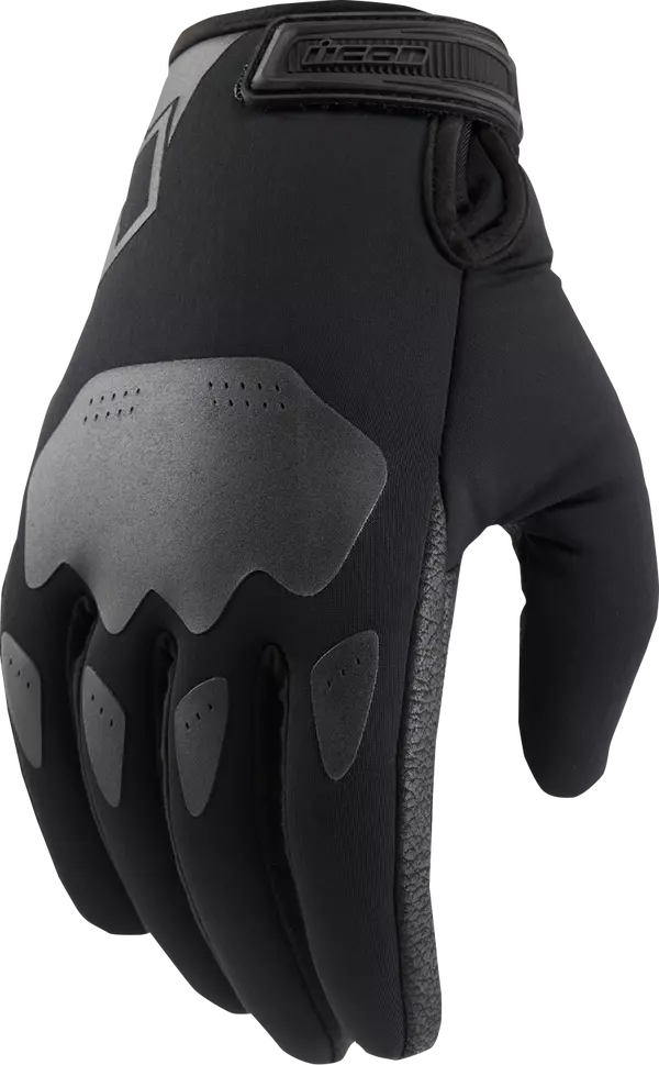 Моторукавички Icon Hooligan Insulated CE, Чорний, S