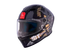 Шолом MT STINGER 2, Чорний матовий/Золотий, XS