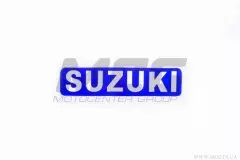 Наклейка логотип SUZUKI (7x1) (20шт синя (1862)