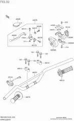 Nut, cable adjust (KK460-56005-000)