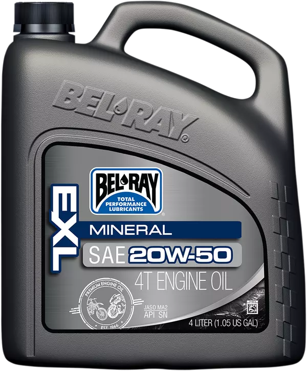 Олива моторна BEL-RAY EXL Mineral 4T 20W-50 4л