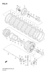 Plate, clutch gsx-r1 (21451-41G20-000)