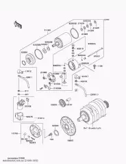 Пружина-щітки EX250-F2 (210401053)