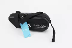 Сумка під раму (жорсткий чохол) кріпл. на липучці карбон, (B-SOUL)
