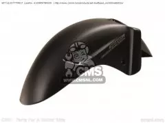 Пластик крыло переднее FENDER SET FR. (WL) (61200-MAT-B90ZA)