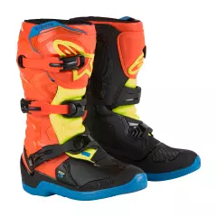 Мотоботи підліткові Alpinestars Tech 3S Youth, Помаранчевий/Синій/Чорний, 6