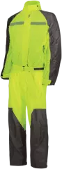 Мотодощовик куртка та штани OJ, Чорний/Жовтий, XL
