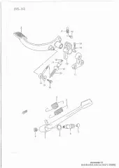 Nut,brake pedal link (43272-38B00-000)