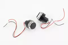 Відбійник керма з LED підсвічуванням (габарит + поворот) 2шт ЧОРНИЙ, (Китай)