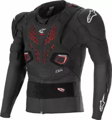 Захисна куртка Alpinestars Bionic Pro v3 Plasma, Чорний/Червоний/Білий, XXL