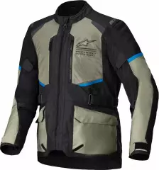 Мотокуртка Alpinestars Andes Air Drystar, Чорний/Сірий/Синій, XXXXL