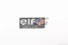 Наклейка логотип ELF (9х4) (0419)