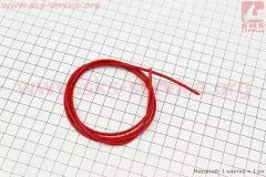 Провід (кабель) мідний одинарний 2.3мм 1метр червоний (Китай)