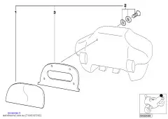 Комплект элементов крепления обивки низа (71602337202)