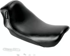Сидіння переднє Le Pera Silhouette Solo 06‑17 FLD/FXD/FXDWG гладке (0803-0235), Чорний