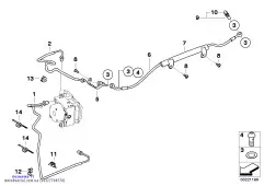 Держатель провода, двойной (34327704570)