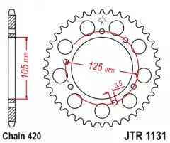Зірка задня JT Sprockets JTR1131.52