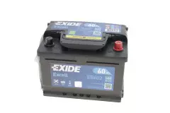 Акумулятор EXIDE EB602 12V 60Ah/540A +R/B13 Excell