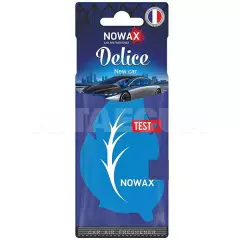 Ароматизатор повітря целюлозний Nowax Delice - New Car 10г