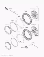 BAND-RIM,100/90-17(D) EL250-D1 (410231082)