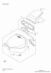 Bracket,seat band vz (45185-39G00-000)