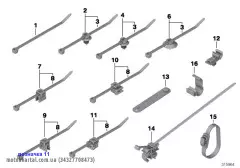 Кабельный бандаж с держателем (34327708473)